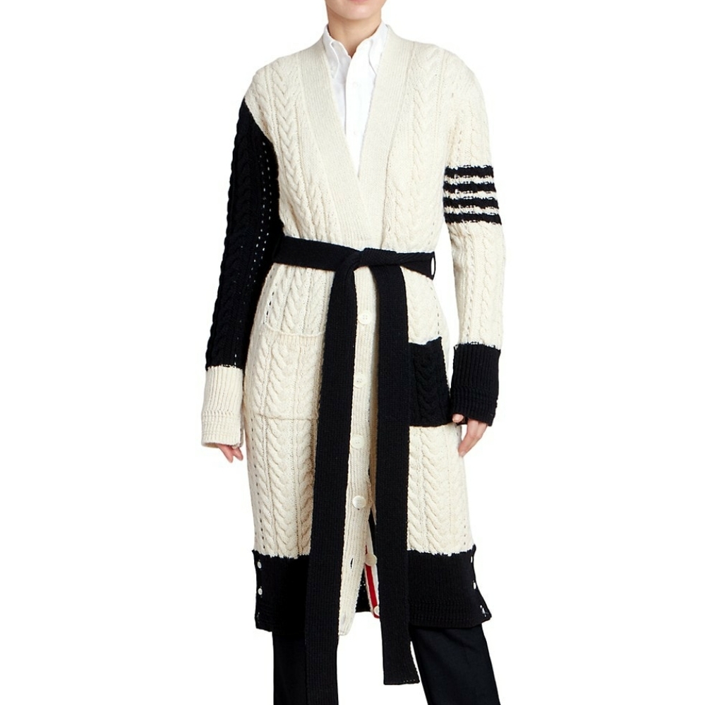 ❌❌SOLD❌❌2020 Thom Browne Long V neck Cardigan 38